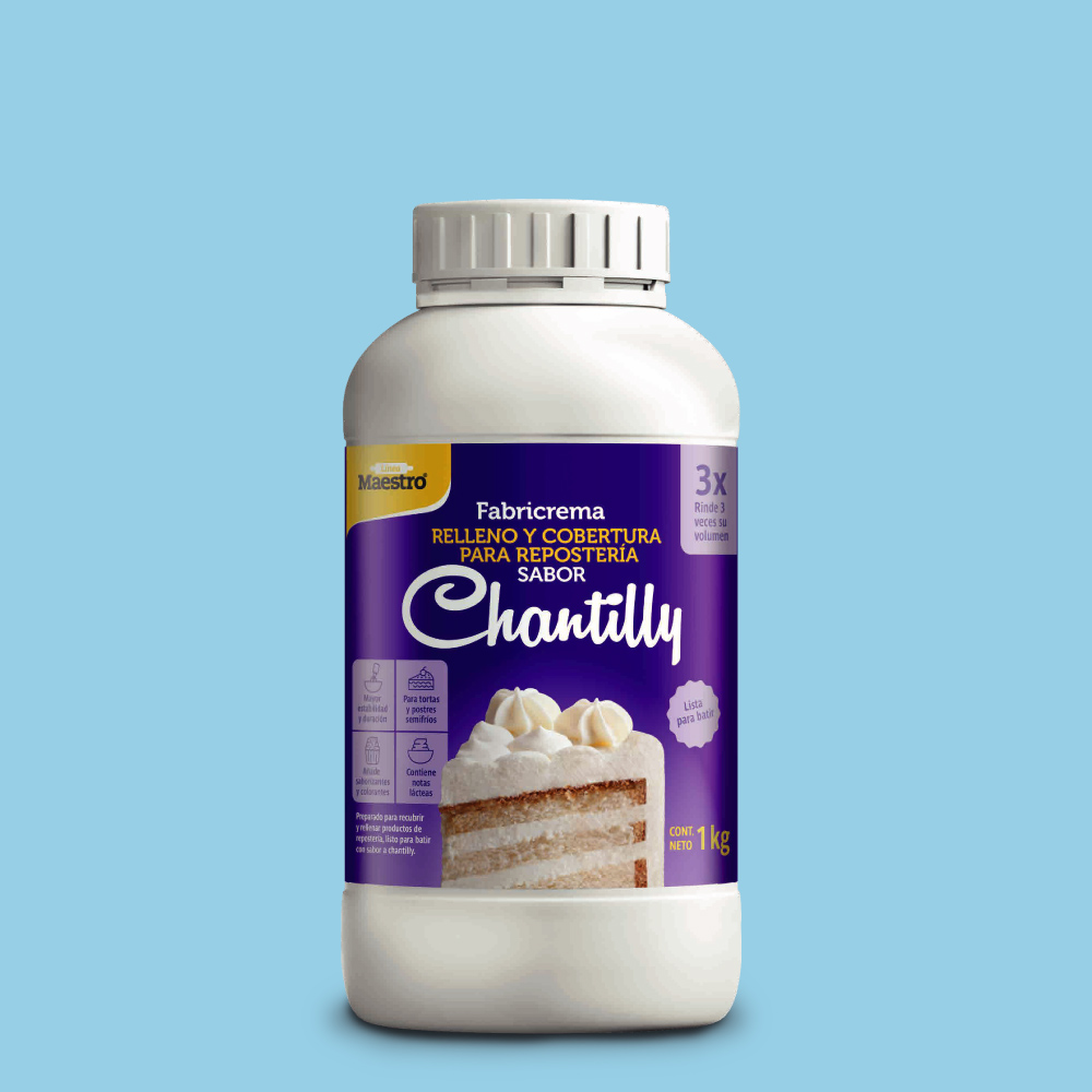 Fabricrema Chantilly - Línea Maestro