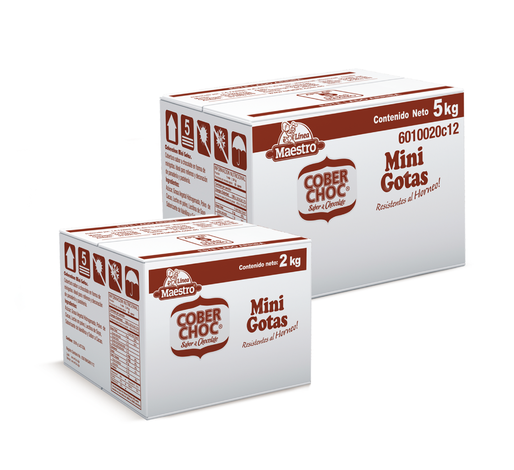 Coberchoc Mini Gotas - Línea Maestro