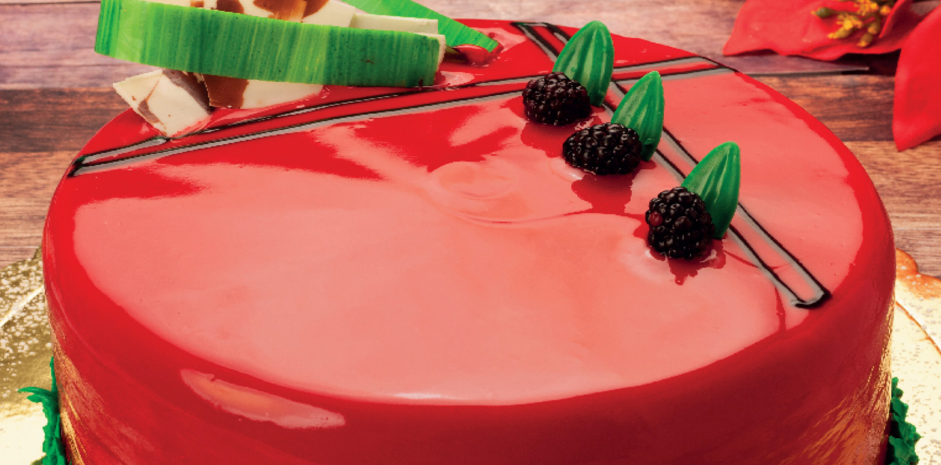 Torta Espejo Navideño - Línea Maestro