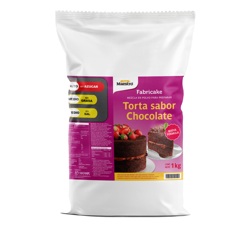 Torta sabor Chocolate - Línea Maestro