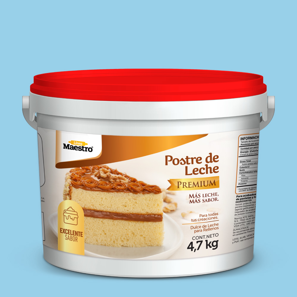 Postre de leche - Línea Maestro