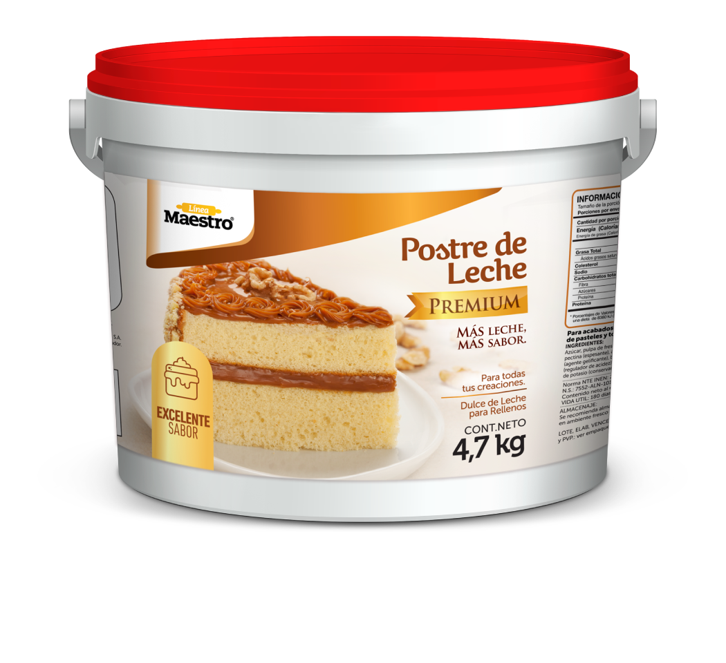 Postre de leche - Línea Maestro